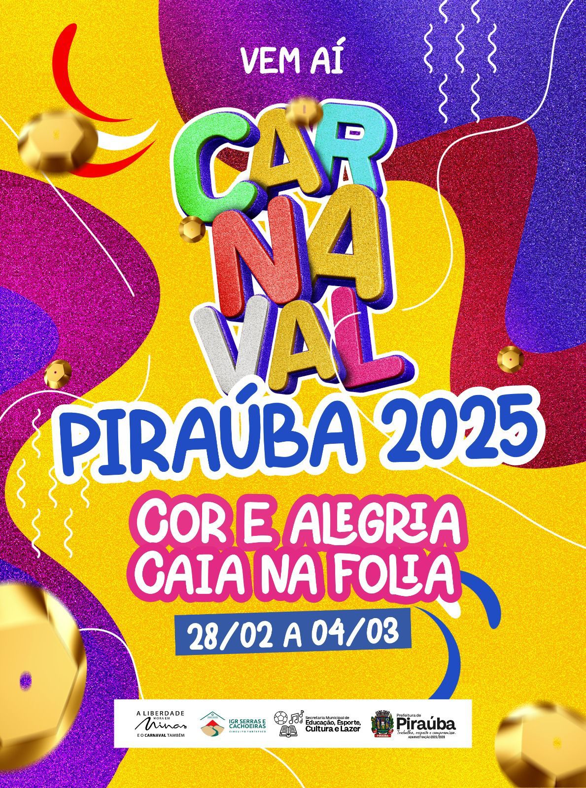 VEM AÍ... O CARNAVAL PIRAÚBA 2025!